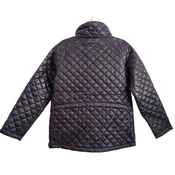 SAM EDELMAN Quilted Hi-lo Hem Coat Jacket Black Women Size M & L - Picture 2 of 12